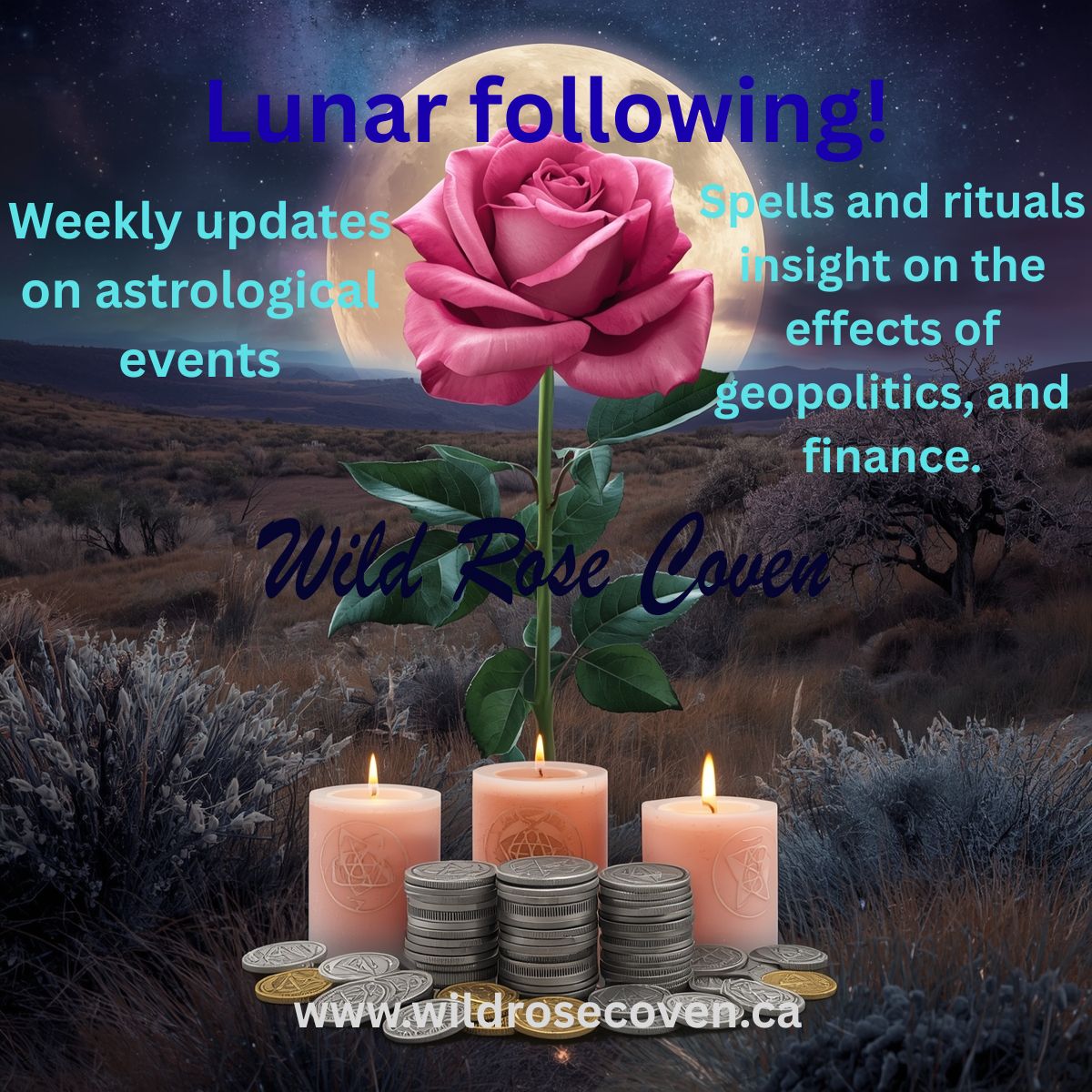 🌹 The Wild Rose Coven Lunar Following 🌹